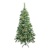 ALEKO&reg; CT78H250MC 6.5 Ft Christmas Tree With Multicolored LED Lights