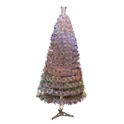 Fiber Optic Artificial Christmas Tree - 4 Foot - Multicolored - ALEKO