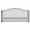 ALEKOÂ® MUNICH Style Single Swing Steel Driveway Gate 12'