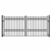 ALEKOÂ® OSLO Style Swing Dual Steel Driveway Gates 12'