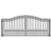 Prague Style Swing Dual Steel Driveway Gates 12