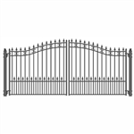 ALEKOÂ® ST.PETERSBURG Style Swing Dual Steel Driveway Gates 12'