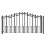 ALEKOÂ® PRAGUE Style Single Swing Steel Driveway Gate 14' X 6 1/4' FREE SHIPPING!