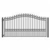 ALEKO LONDON Style Single Swing Steel Driveway Gate 16'