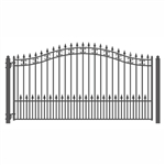 ALEKOÂ® ST.PETERSBURG Style Single Swing Steel Driveway Gate 16'