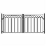 ALEKOÂ® STOCKHOLM Style Swing Dual Steel Driveway Gates 16' X 6 1/4' FREE SHIPPING!