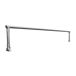 Steel Dividable Dog Kennel Roof Support Bar for 5 X 5 Feet (1.5 X 1.5 m) Square Kennels