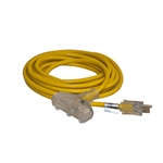 ALEKO  EC12G3P25 ETL 25-Feet (8m) Extension Cord, Yellow