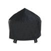 Heavy Duty Fire Pit Cover - Black - 28 x 13 Inches - ALEKO