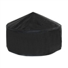 Heavy Duty Fire Pit Cover - Black - 32 x 12 Inches - ALEKO