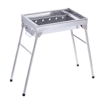 Lightweight Portable Foldable Stainless Steel Charcoal Barbecue Grill - ALEKO