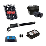 Single Swing Gate Operator - ETL Listed - GG650U - Solar Kit 50W - ALEKO