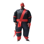 Halloween Inflatable Party Costume - Warrior Ninja Suit - Adult - ALEKO