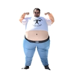 Halloween Inflatable Party Costume - Pot Belly Personal Trainer - Adult*