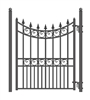 Moscow Style Steel Pedestrian Gate 5'