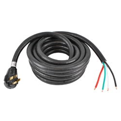 ALEKO&reg; RV50-30 30' (9.2m) 50Amp Power Cable With Regular male plug and 6" loose end