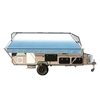 Retractable RV/Patio Awning - 13 x 8 Feet - Blue Fade - ALEKO