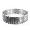 Heavy Duty Razor Barbed Wire - 33 Loops - 50 feet long - Silver - ALEKO