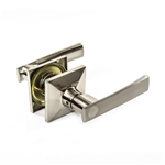 SKT3577PS Interior Doors Satin Nickel Finish Passage Door Lever