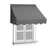 ALEKO Window Awning Gray Color