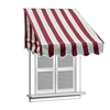 ALEKOÂ® Window Awning Multi-Striped Red Color