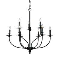 ELK Hartford 9 Light Chandelier In Oil Rubbed Bronze - 289-OB