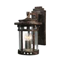 Santa Barbara Cast 3-LT Outdoor Wall Lantern