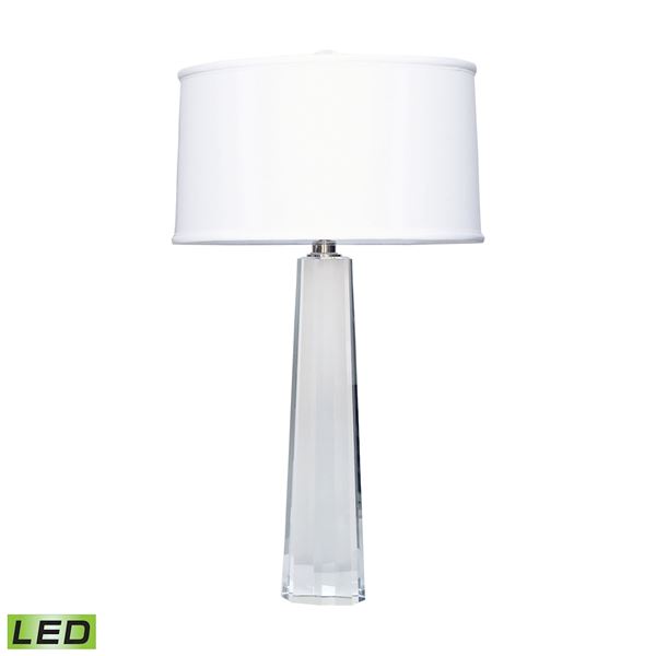 Elk Crystal Faceted Column Table Lamp - LED - Clear - 729-LED