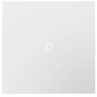 Legrand adorne sofTap Light Switch in White Finish - ASTP1532W4