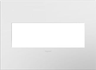 Legrand adorne Gloss White Switch Plate in Gloss White Finish - AWP3GWH4