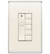 IN WALL RF WHOLE HOUSE SCENE CONTROLLER - LIGHT ALMOND DRD5-A V2