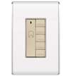 IN WALL RF WHOLE HOUSE SCENE CONTROLLER - IVORY DRD5-I V2