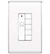 IN WALL RF WHOLE HOUSE SCENE CONTROLLER - WHITE DRD5-W V2