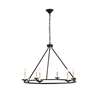 Maine Collection Chandelier Black Finish