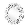 Sparkle 39.5" Contemporary Round Mirror In Clear