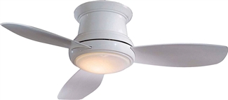 44" LED Flush Mount Ceiling Fan