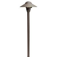 12V Cast Brass 6" Dome Path Light