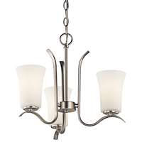 Armida 3-LT Mini Chandelier with LED Bulbs