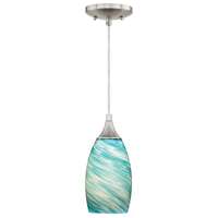 Milano Mini Pendant Celeste Wave Glass