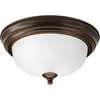 1-LT Dome Glass 11-3/8" Close-to-Ceiling