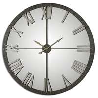 Uttermost Amelie Large Bronze Wall Clock