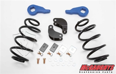 McGaughy's 2001 - 2006 Chevy/GMC Tahoe Lowering Kit, Yukon, Escalade, Denali, ESV, EXT, Suburban, Avalance 1/2 Ton Drop kit, 2" Front and 3" Rear  2003A23ELD (01-06 AVALANCHE 2/3" ECON., For Light Duty SHOCKS, NO BILSTEIN, 1 BOX)