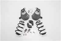 2007-14 Chevy Tahoe, Suburban, Avalance, Escalade, Denali, Yukon, Yukon XL Lowering Kit 2" Front, 3" Rear 07T23DHD (07-14 TAHOE/SUB/ESCALADE/DENALI 2/3" DELUXE, FACTORY SHOCKS=AIR)