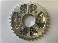 32 axle gear sprocket split hub 2 pcs #40 chain