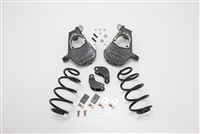 2001 - 2006 Chevy/GMC Tahoe, Yukon, Escalade, Denali, ESV, EXT, Suburban, Avalance 1/2 Ton Drop kit, 2" Front and 3" Rear 01E23D/200323TDHD/2003A23DHD (01-06 ESCALADE/TAHOE/SUB/AVAL. 2/3" DELUXE DROP, REAR For AIR & HD SHOCK)