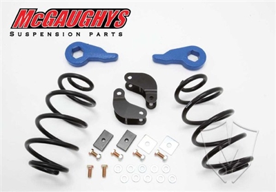 McGaughy's 2001 - 2006 Chevy/GMC Tahoe, Yukon, Escalade, Denali, ESV, EXT, Suburban, Avalance 1/2 Ton Drop kit, 2" Front and 3" Rear (01-06 ESCALADE/TAHOE/SUB/AVAL. 2/3" ECON. DROP,For AIR/HD SHOCKS,)