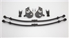 34000 2007-13 Quad Silverado 2/4" Deluxe Lowering Kit w/SPINDLES,LEAFS,SHACKLES