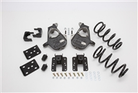 34005 2007-2013 Quad Silverado 3/5" Lowering Kit w/ SPINDLES,COILS,REAR HANGERS, BUMP STOPS & FLIP KIT