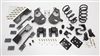 34016 2007-2013 Quad Cab Silverado Lowering Kit 4/6" w/C-NOTCH,SPINDLES,COILS,REAR HANGERS,SHORT SHACKLE,FLIP,B.S.