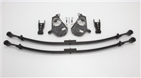 34020 2007-2013 S-Cab Silverado 2/4" Lowering Kit w/SPINDLES,LEAFS,SHACKLES